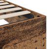 vidaXL Ottoman Bed Frame Old Wood 75.5 x 190 cm Engineered Wood