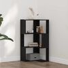 vidaXL Bookcase Black Oak 50 x 50 x102 cm