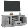vidaXL TV Cabinet Concrete Grey 100x35.5x45 cm Engineered Wood