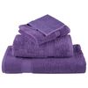 vidaXL Premium Wash Towels SOLUND 4 pcs Purple 30x30 cm 600 gsm