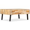 vidaXL Coffee Table Solid Reclaimed Teak 90x65x40 cm