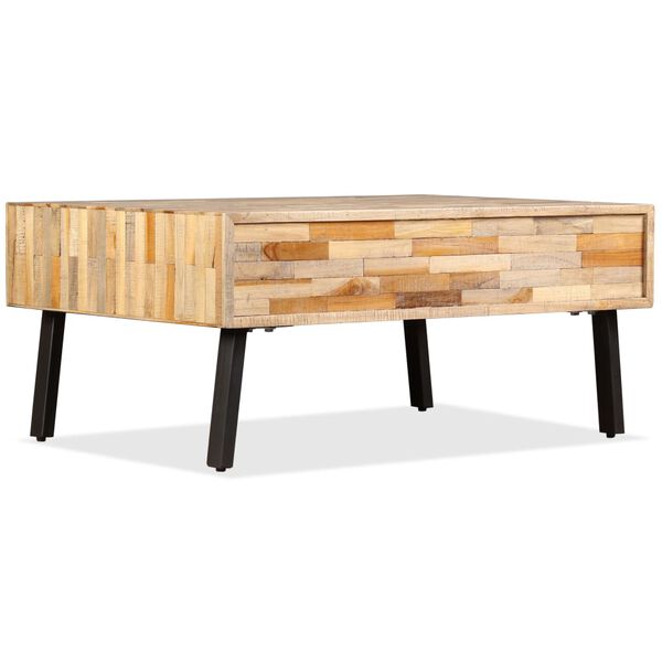 vidaXL Coffee Table Solid Reclaimed Teak 90x65x40 cm