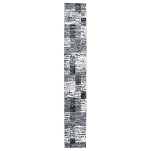 vidaXL Runner Rug BCF Grey 60x400 cm
