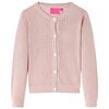 Kids' Cardigan Knitted Soft Pink 128