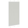 vidaXL Pleated Blind Light Grey 105x200 cm Fabric Width 104.4 cm Polyester