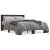 vidaXL Bed Frame without Mattress Brown Oak 120x200 cm