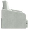 vidaXL Sofa Bed Light Grey 65 x 80 x 83 cm Velvet
