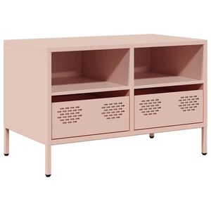 vidaXL TV Cabinet Pink 68x39x43.5 cm Cold-rolled Steel
