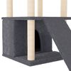 vidaXL Cat Tree with Sisal Scratching Posts Dark Grey 133 cm