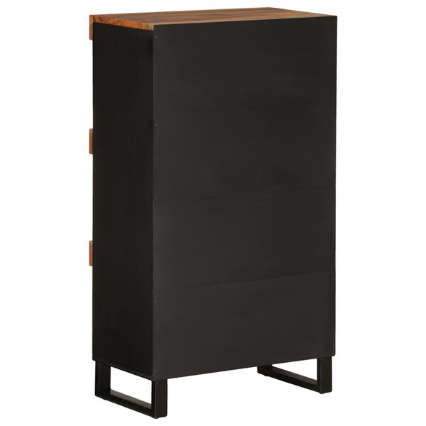 vidaXL Side Cabinet 60x33x107 cm Solid Wood Acacia