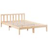 vidaXL Extra Long Bed Frame without Mattress 140x210 cm Solid Wood Pine