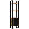 vidaXL Bookshelf | Various wood tones | Reclaimed wood and powder-coated iron