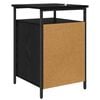 vidaXL Bedside Cabinet Black Oak 40 x 42 x 60cm Engineered Wood