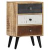 vidaXL Bedside Cabinet 40x30x60 cm Solid Mango Wood