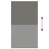 vidaXL Roller Blind Blackout Grey 125x230 cm Fabric Width 121.6 cm Polyester