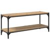 vidaXL TV Cabinet 2-Tier 100 x 33 x 41 cm Engineered Wood and Iron
