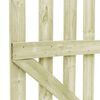 vidaXL Garden Gates 2 pcs Impregnated Pinewood 150x60 cm