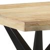 vidaXL Dining Table 120x60x76 cm Solid Mango Wood
