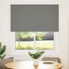 vidaXL Roller Blind Blackout Grey 120x130 cm Fabric Width 116.6 cm Polyester