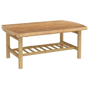 vidaXL Garden Coffee Table 90x55x37 cm Bamboo