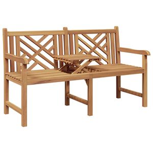 vidaXL Bench Brown 150 x 60 x 90 cm Solid Teak Wood