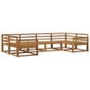 vidaXL Outdoor Sofa Set 6 pcs Natural Solid Acacia Wood