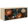 vidaXL Wall-mounted TV Cabinet LOCHEM 102 x 33 x 40 cm Sonoma Oak