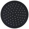 vidaXL Rain Shower Head Stainless Steel 20 cm Round Black