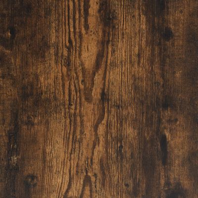 vidaXL Coffee Table Smoked Oak 40x40x45 cm Engineered Wood
