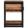 vidaXL Bedside Cabinet Brown 30 x 30 x 40 cm Solid acacia wood