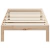 vidaXL Bed Frame without Mattress 90x200 cm Solid Wood Pine