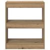 vidaXL Book Cabinet Artisan Oak 60 x 30 x 72 cm Engineered Wood