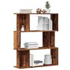 vidaXL Book Cabinet Old Wood 80x24x96 cm Engineered Wood