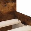 vidaXL Bed Frame with Drawers without Mattress Smoked Oak 90x200 cm