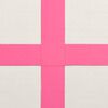vidaXL Inflatable Gymnastics Mat with Pump 60x100x10 cm PVC Pink