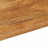 vidaXL Table Top 110x80x2.5 cm Rectangular Solid Wood Mango