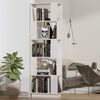 vidaXL Book Cabinet/Room Divider White 51x25x163.5 cm Solid Wood Pine