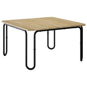 vidaXL Coffee Table Sonoma Oak 100 x 100 x 45 cm Engineered Wood