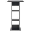 vidaXL Bar Table Black 60x60x110 cm