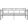 vidaXL Sofa Bed Frame without Mattress Black Metal 90x200 cm