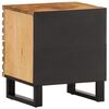 vidaXL Bedside Cabinet 40x34x46 cm Solid Wood Rough Mango