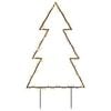 vidaXL Christmas Light Decoration with Spikes Tree 115 LEDs 90 cm
