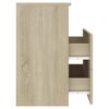 vidaXL Bed Cabinets 2 pcs Sonoma Oak 50x32x60 cm