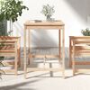 vidaXL Garden Table 121x82.5x110 cm Solid Wood Pine