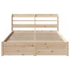 vidaXL Bed Frame with Headboard without Mattress 160x200 cm