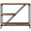 vidaXL Console Table Old Wood 88.5 x 30 x 75 cm Engineered Wood