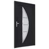 vidaXL Front Door Anthracite 98x200 cm PVC