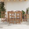 vidaXL Bar Table Solid Acacia Wood 150x70x105 cm