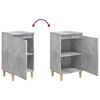 vidaXL Bedside Cabinet Concrete Grey 40x35x70 cm Engineered Wood