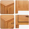 vidaXL Storage Furniture Set with Drawer Brown Engineered wood